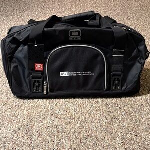 OGIO Black Duffel Bag with White Accents